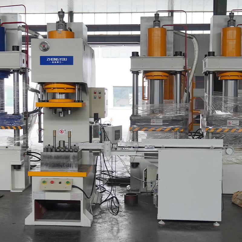 单臂液压机圆管压钢球  单柱油压机