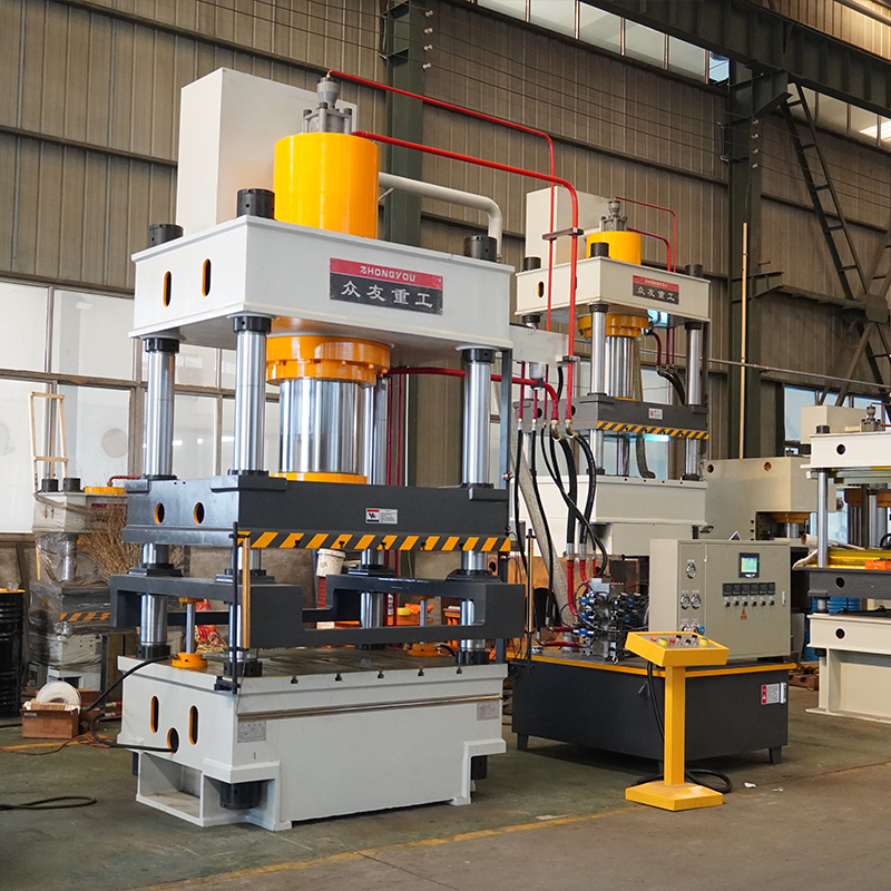 400吨三梁四柱液压机  PE井盖液压机