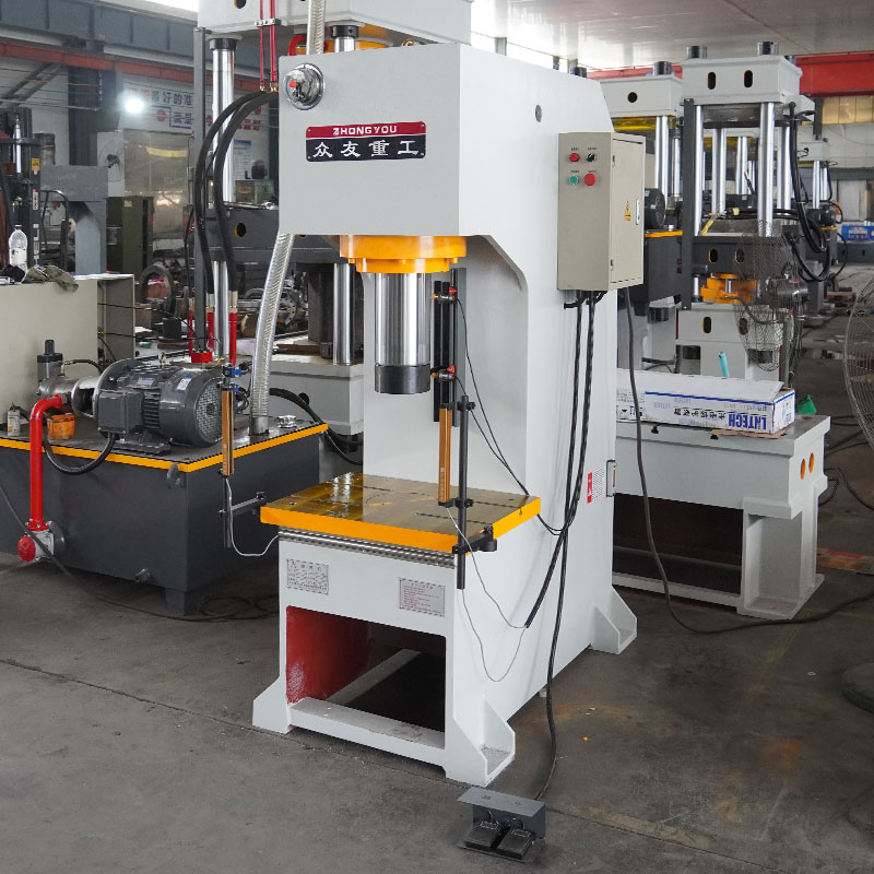 100吨C型单柱液压机   轴承校正单臂