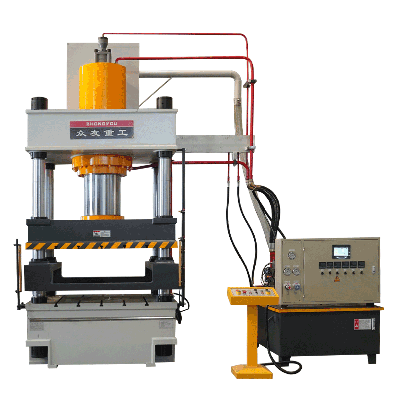 400吨三梁四柱液压机  PE井盖液压机