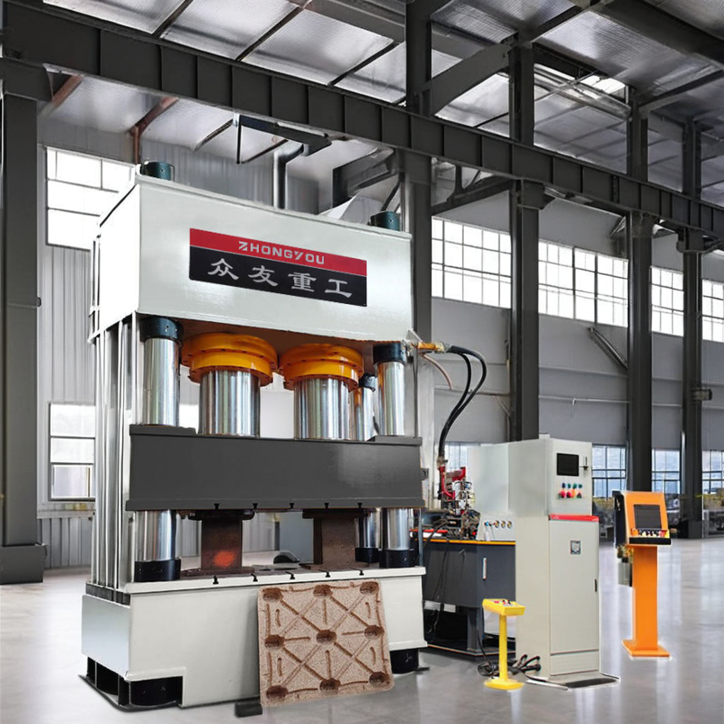 椰壳托盘成型液压机 木屑颗粒模压成型压力机