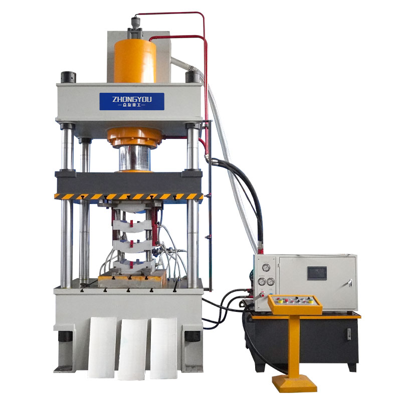 315PE防弹插板液压机   四柱热压机