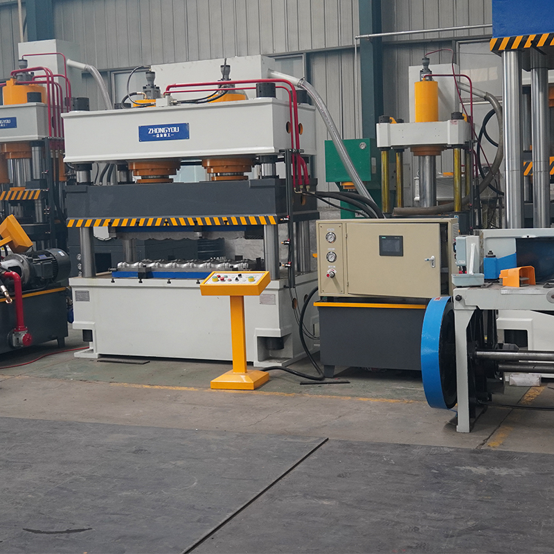 315吨金属彩石瓦压制成型液压机  四柱油压机