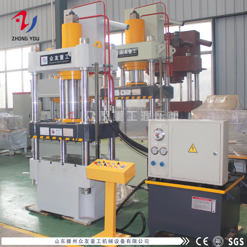 100吨三梁四柱液压机 100T拉伸成型油压机