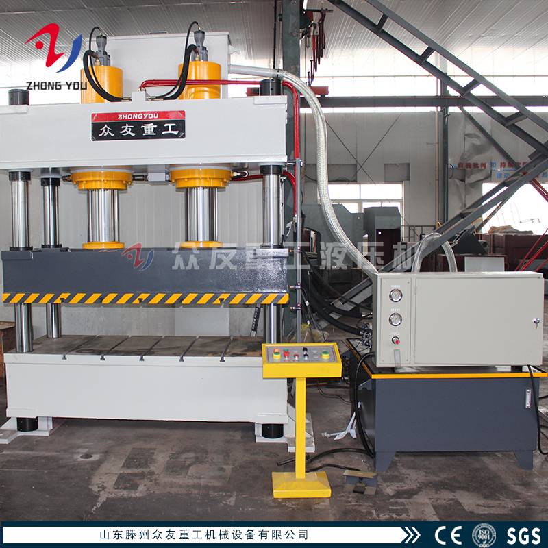 购买315吨四柱液压机时需要注意立柱质量问题