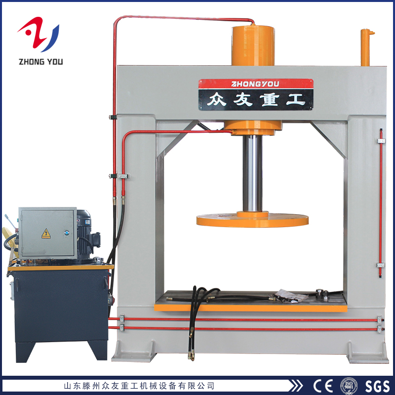 龙门液压机防止空气进去系统的方法