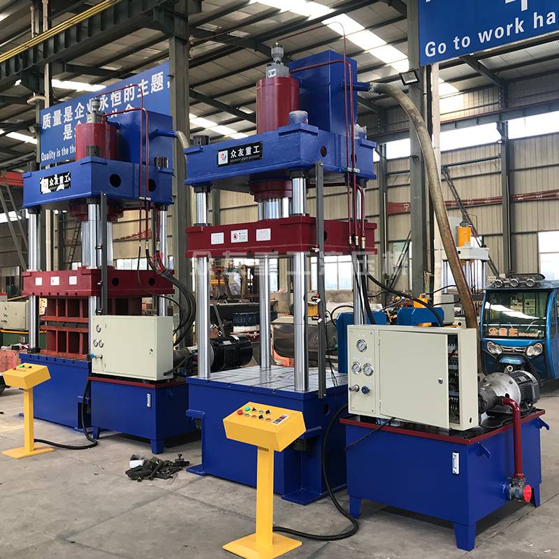 四柱液压机中梁下滑是怎么回事？