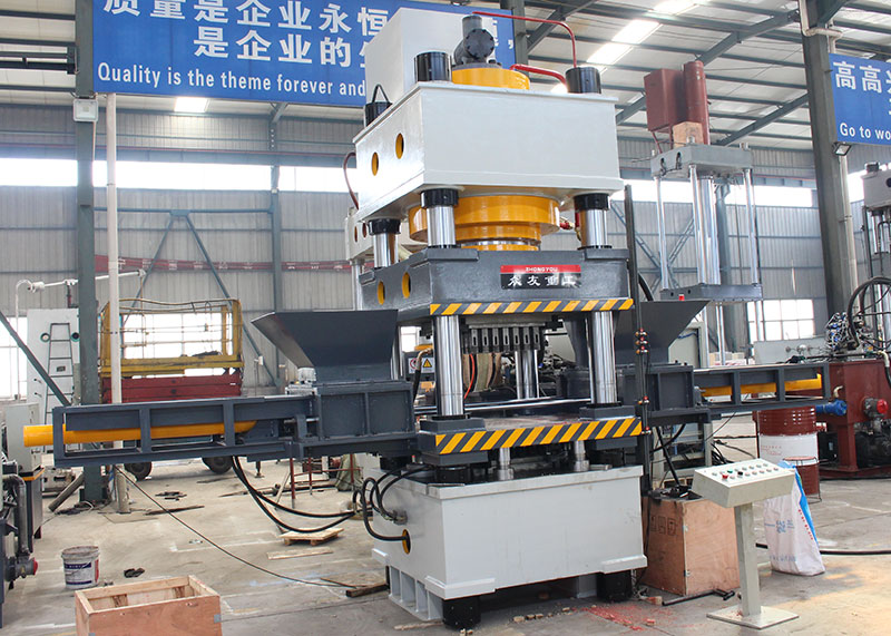 全自动鱼饵压块机630T四柱液压机