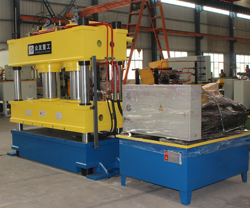 315吨双缸三梁四柱液压机