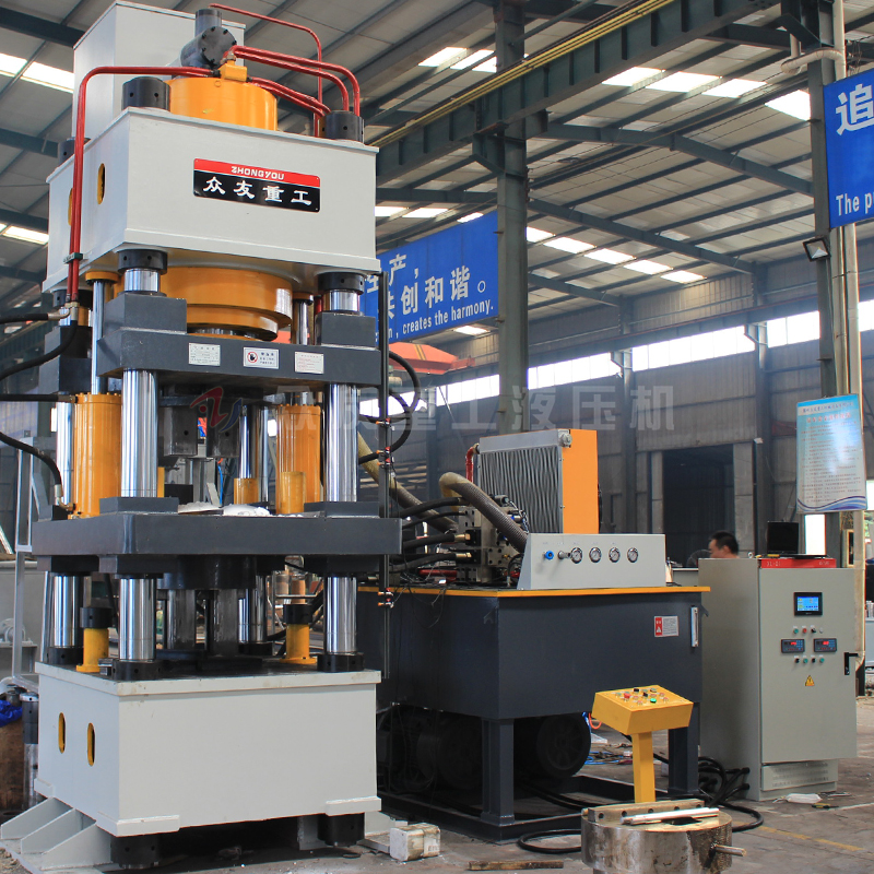 1000吨自动送料牛羊舔砖液压机 一出二5公斤盐砖机 粉末成型油压机盐砖机