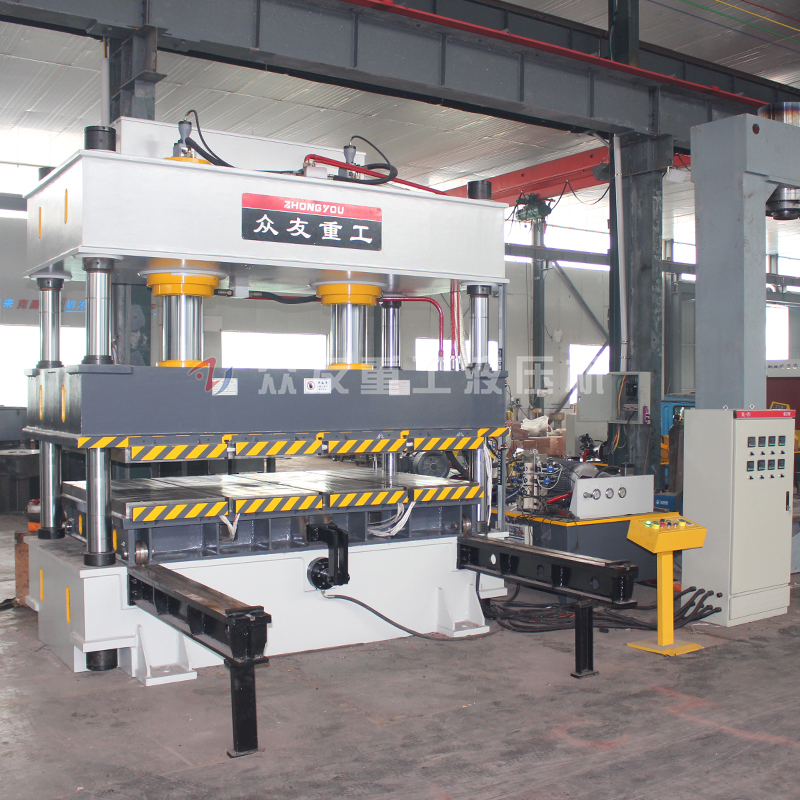 315吨双缸移动工作台带加热板液压机 315T金属成型油压机油压机压力机