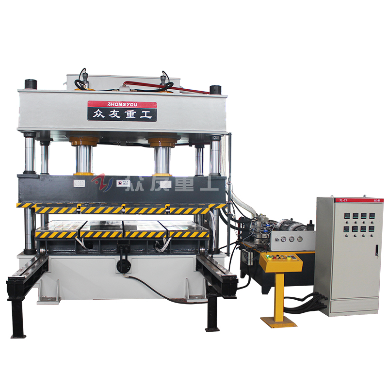 315吨双缸移动工作台带加热板液压机 315T金属成型油压机油压机压力机