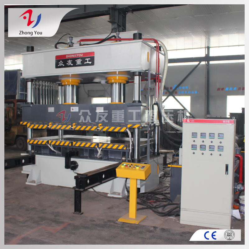 315吨双缸移动工作台带加热板液压机 315T金属成型油压机油压机压力机