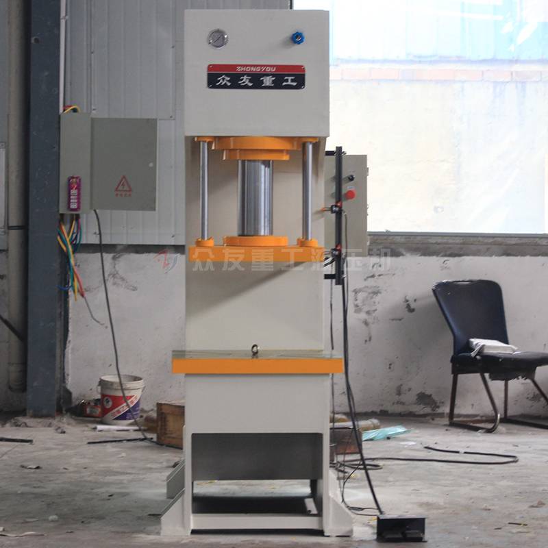 100吨四柱导向单臂液压机 100t单柱油压机 100吨压装液压机