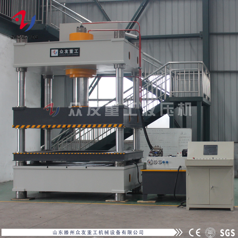 315吨四柱液压机常见故障原因及解决方法