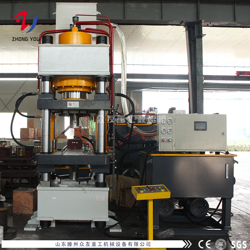 500吨牛羊舔砖液压机 500T盐砖机  5公斤盐砖压块机