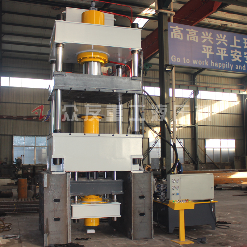 如何判断100吨四柱液压机的过滤器是否需要更换？