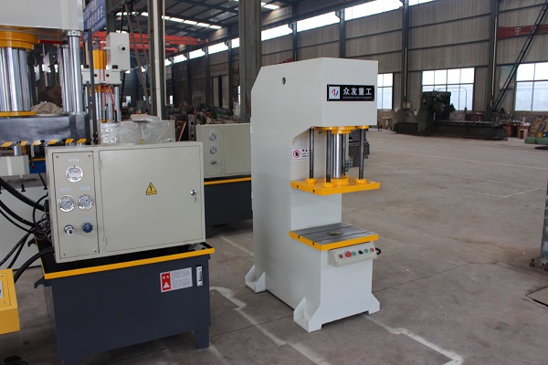 40T单臂带导向柱T型槽冲孔液压机 40T单臂油压机