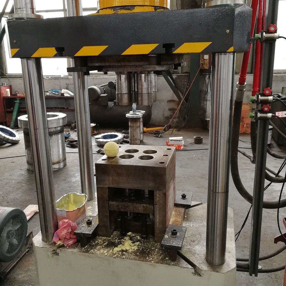 100吨压爆炸盐液压机 100T粉末成型油压机  浴盐球成型液压机