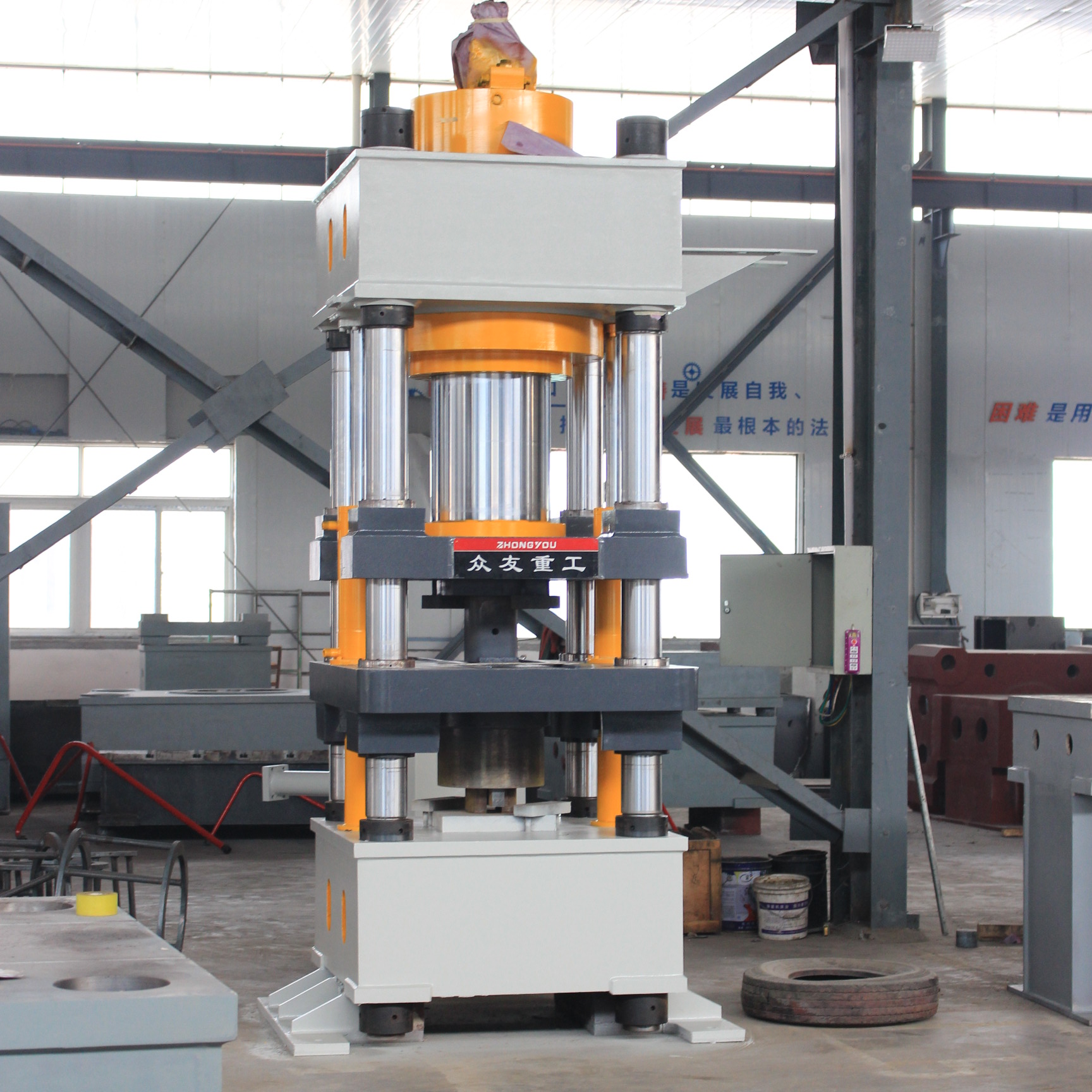 500吨牛羊舔砖液压机 粉末成型液压机 500T盐砖压块机  500吨成型液压机