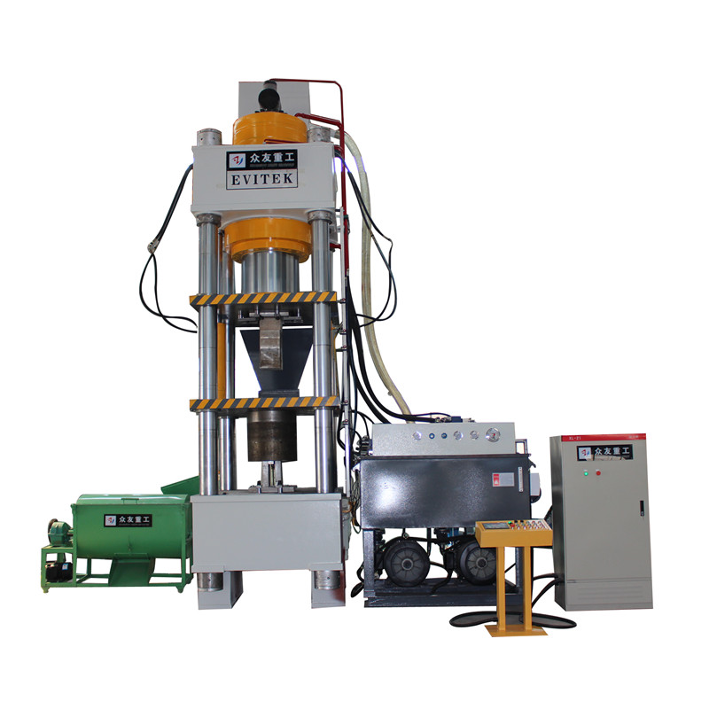 800吨牛羊舔砖液压机 十公斤盐砖机 800T粉末成型盐砖机