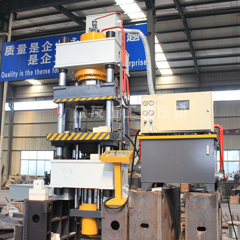 400吨牛羊舔砖液压机 400T盐砖机_粉末成型油压机