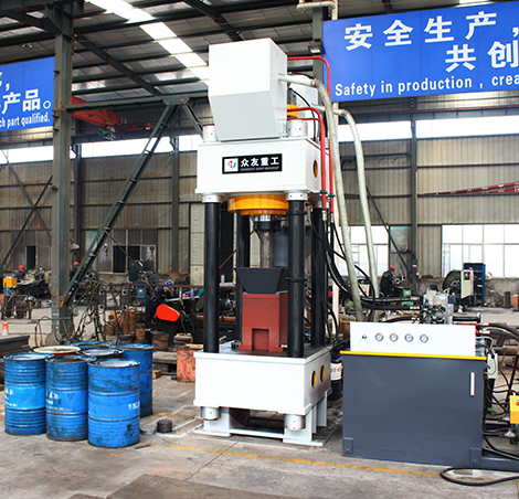 630吨金属屑压块液压机 630吨金属粉末成型油压机屑饼机