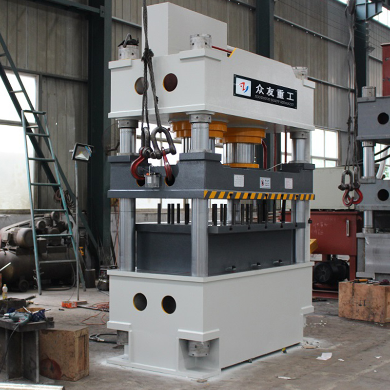 630吨液压垫多杆顶出双缸液压机 630T金属拉伸成型油压机