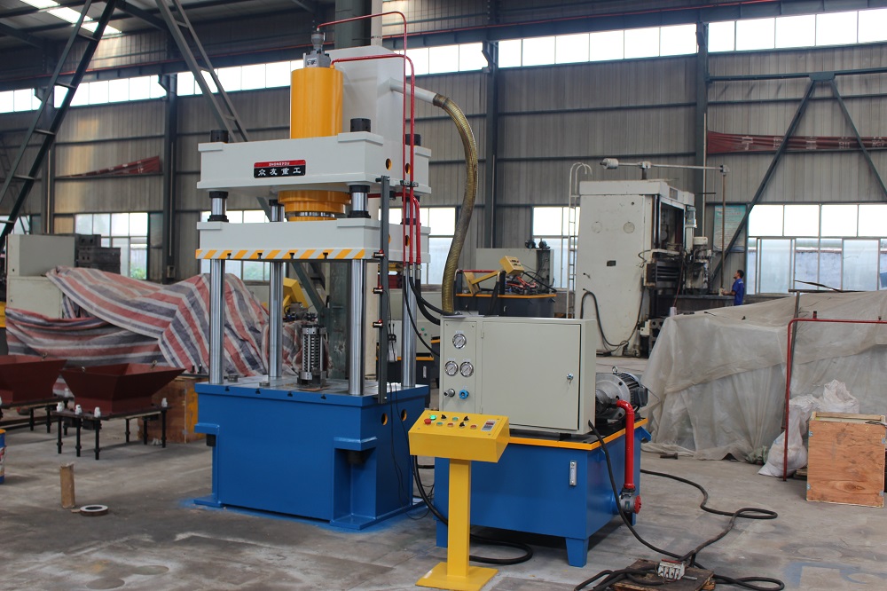 150吨四柱压齿轮液压机 150T金属冷压成型液压机