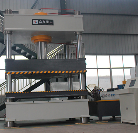 400吨四梁四柱硅酸钙板液压机 400T复合材料成型油压机