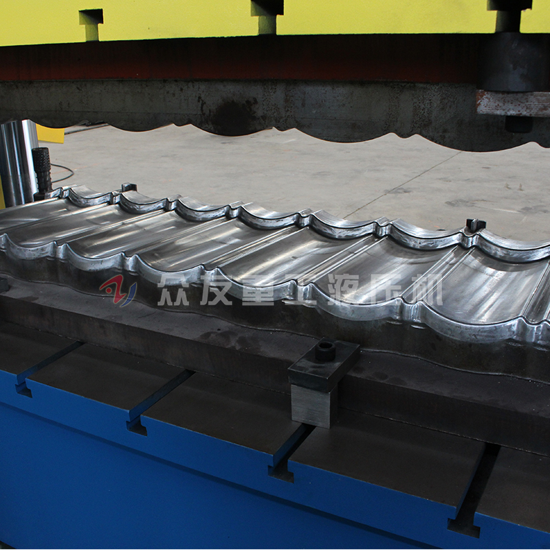 315吨双缸彩石瓦拉伸液压机 315吨金属瓦成型油压机 彩石金属瓦成型机