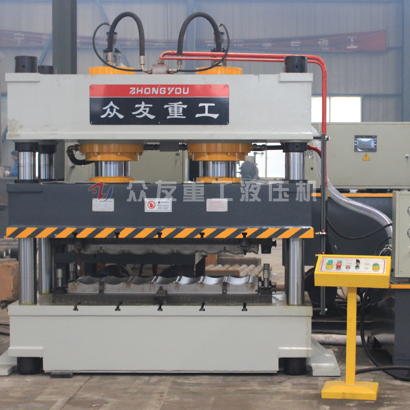 315吨双缸彩石瓦拉伸液压机 315吨金属瓦油压机  彩钢瓦液压机