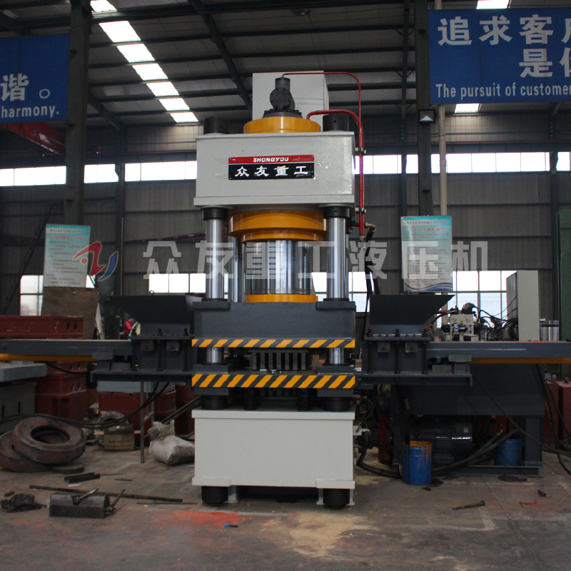 630吨鱼饵压块液压机 630T粉末成型油压机