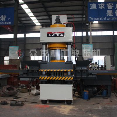 630吨鱼饵压块液压机 630T粉末成型油压机