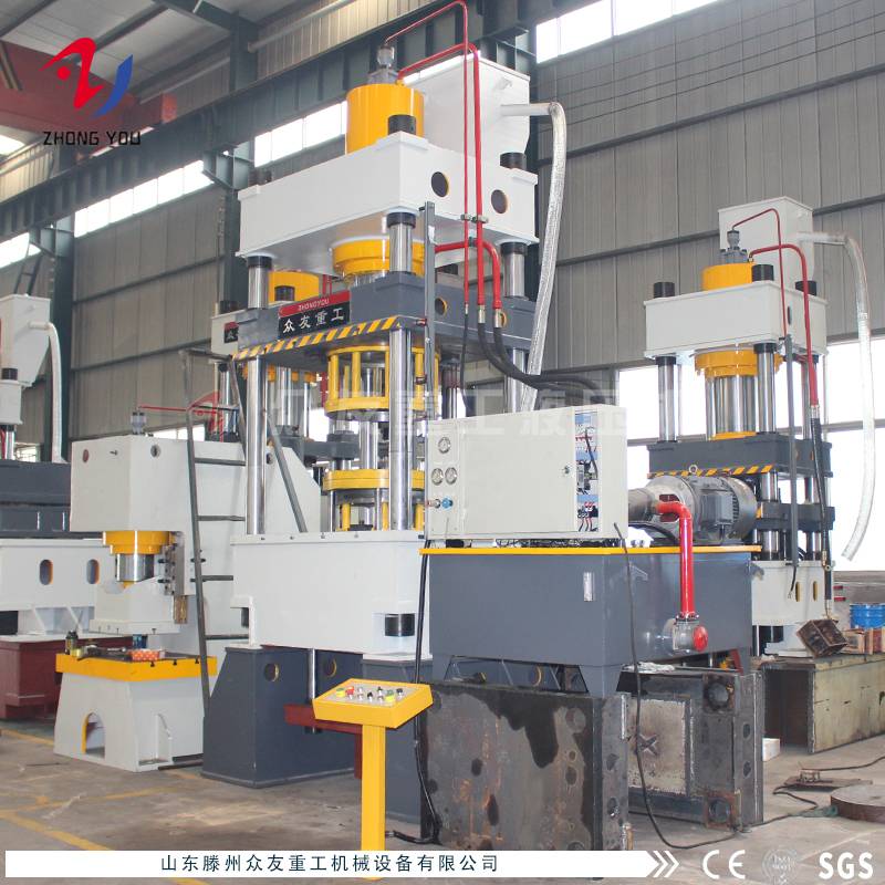 500吨四柱液压机液压工作介质维护要点  液压机厂家整理