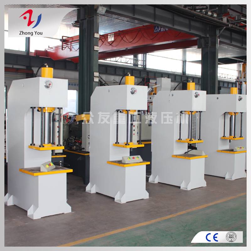 单柱校正液压机：单臂液压机多少钱？