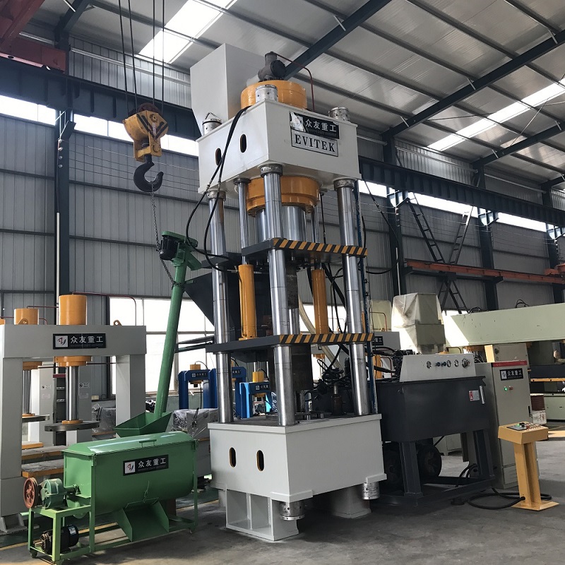 汽车玻璃钢保险杠液压机出油口无油如何解决