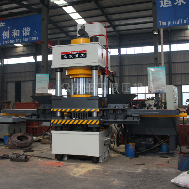 液压机厂家解答复合板成型液压机顶出装置的作用