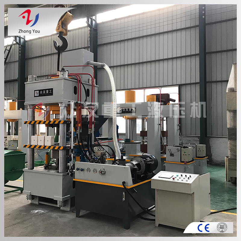 液压机厂家解答一模一出和一模二出的舔盐砖液压机如何选择