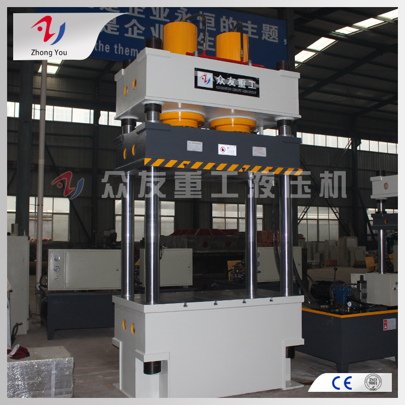 避免500吨金属成型液压机活塞缸筒碰撞的措施