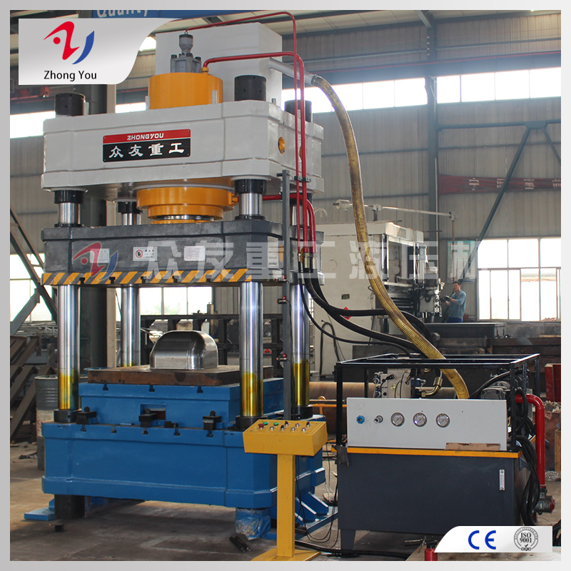 四柱液压机：液压机油箱油液氧化的原因以及解决方法