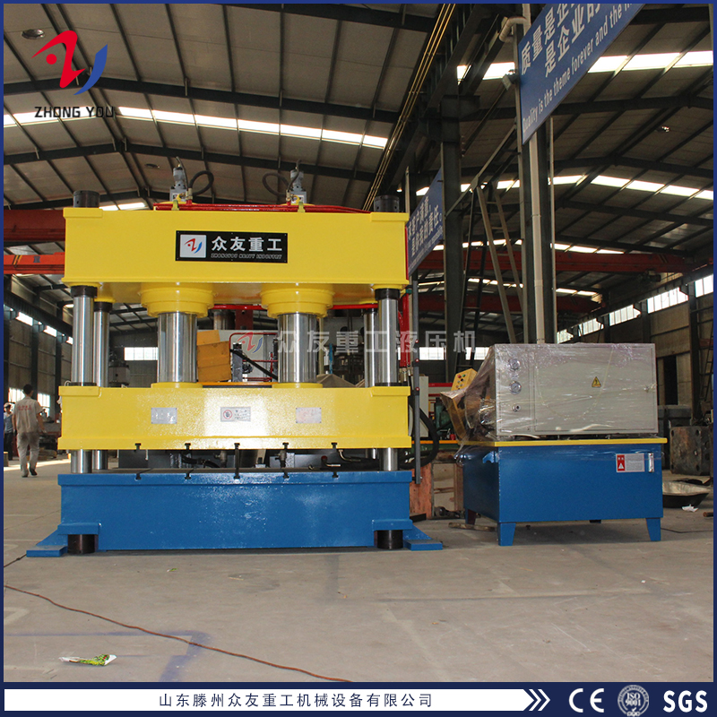 300吨四柱压力机液压介质混入空气该怎么办？液压机厂家来教你