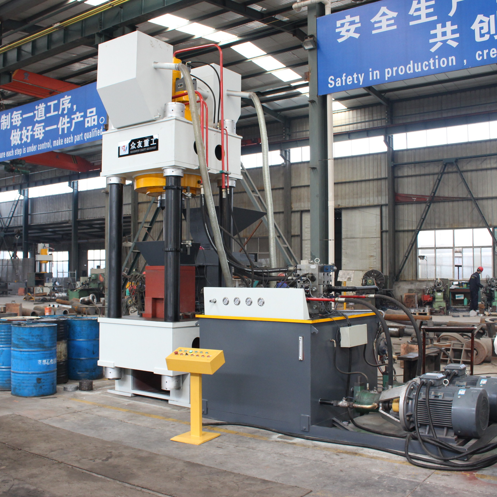 如何用听觉判断630吨液压机的液压系统？